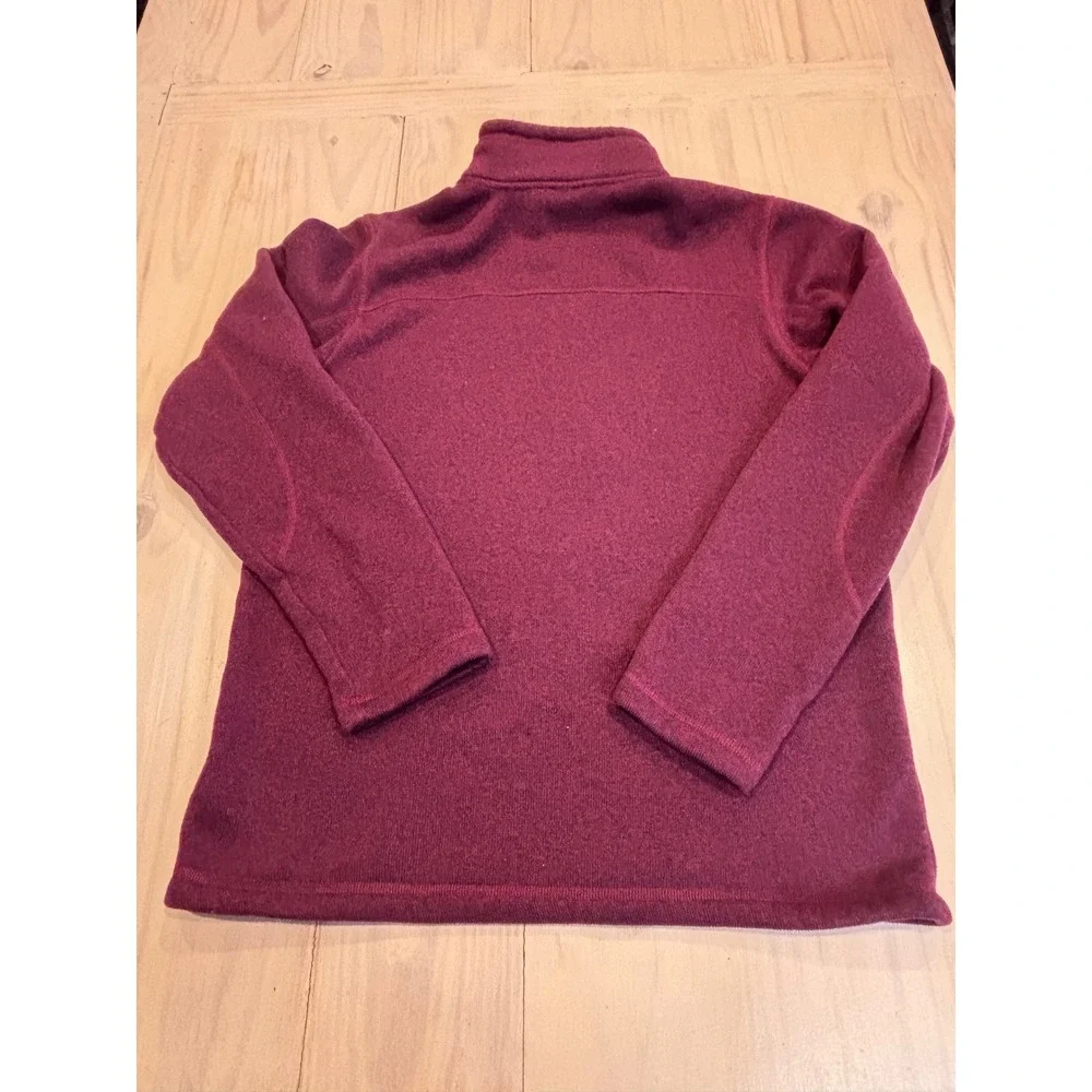 The North Face Mens Gordon Lyons 1/4 Zip Fleece Pullover Burgundy Red NF0A2SUX L